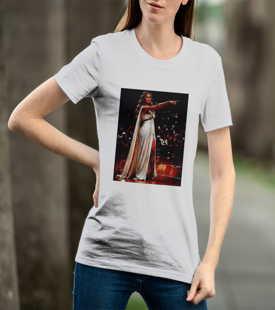 Sophia Cunningham WNBA Goddess Pointing Her Finger Basketball Victory Empowerment T-Shirt