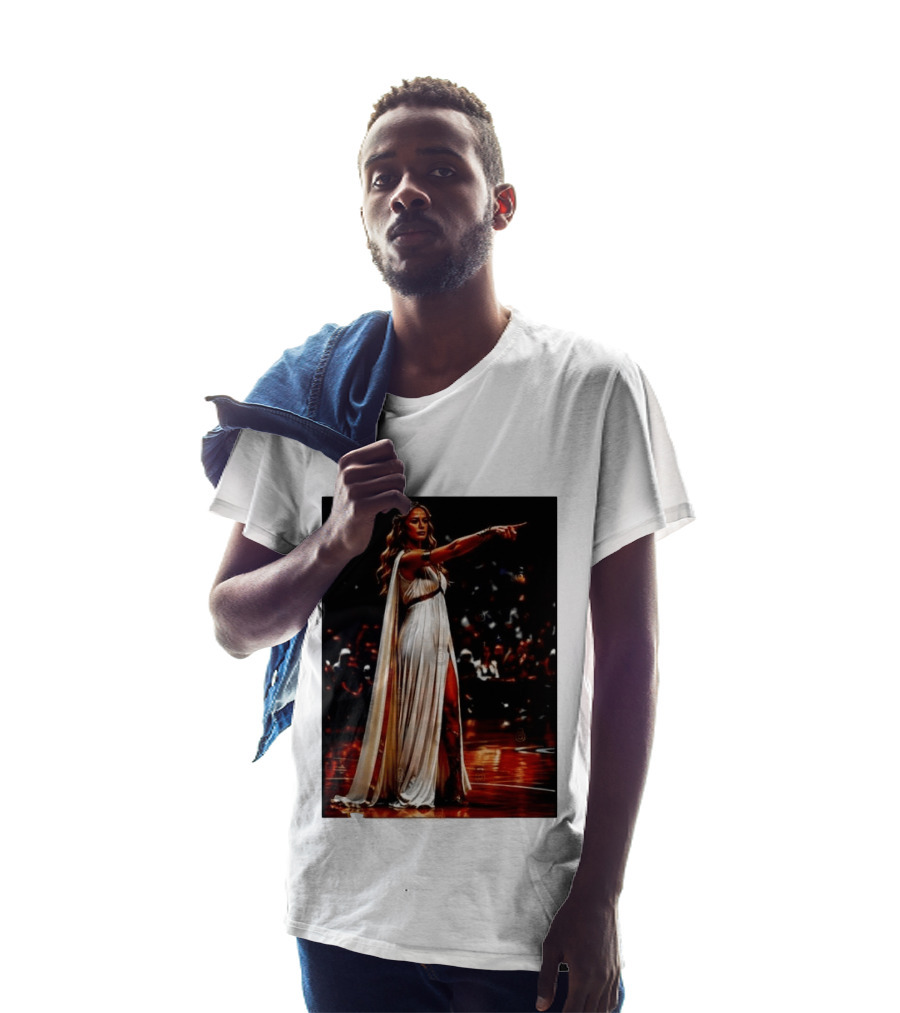 Sophia Cunningham WNBA Goddess Pointing Her Finger Basketball Victory Empowerment T-Shirt