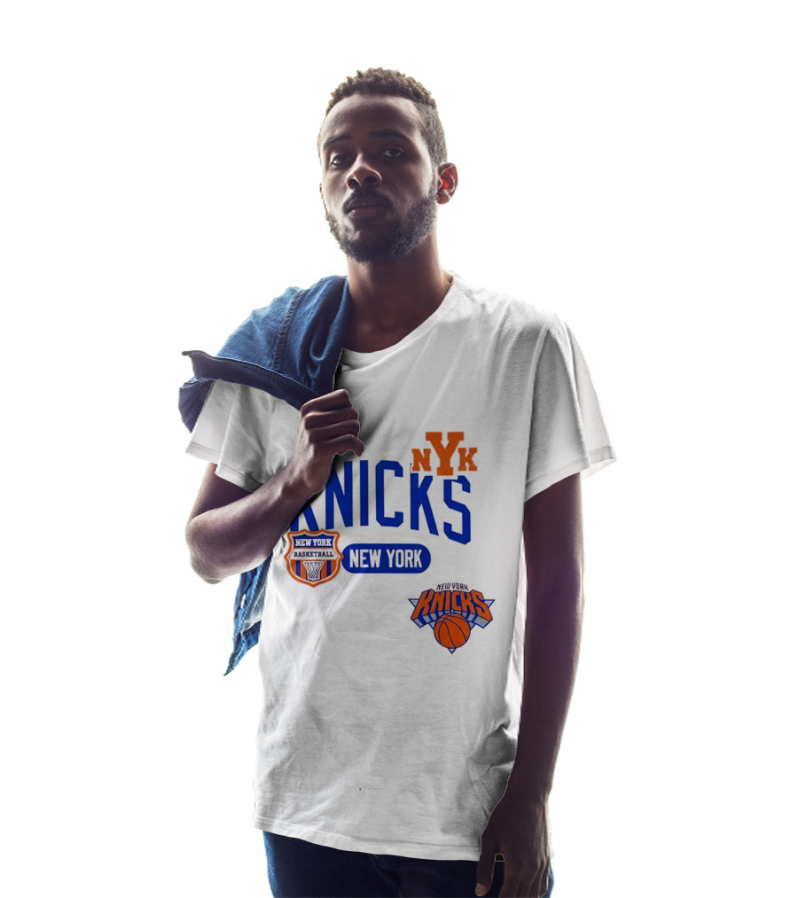 Stephon Marbury Pro Standard New York Knicks NBA Letterman NYK T-Shirt
