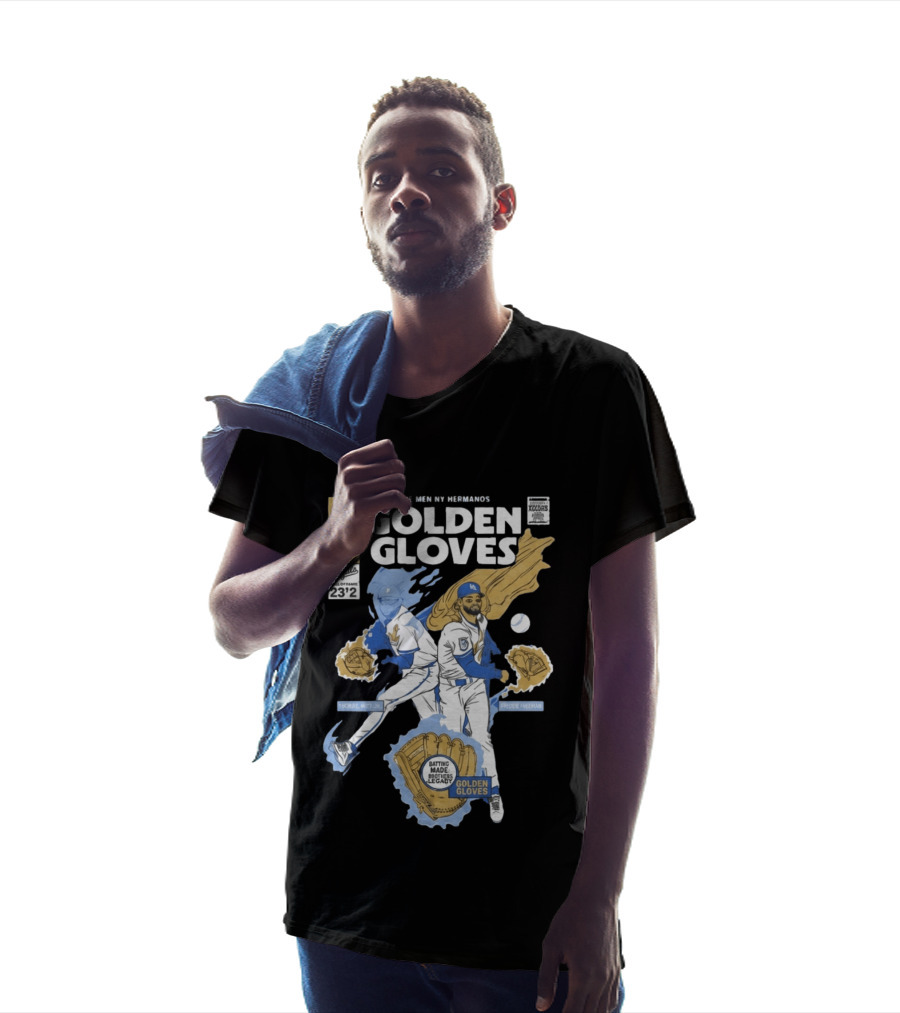 The Meniny Hermanos Royals Hall Of Fame 2026 Golden Gloves Bobby Witt Jr Freddie Freeman T-Shirt