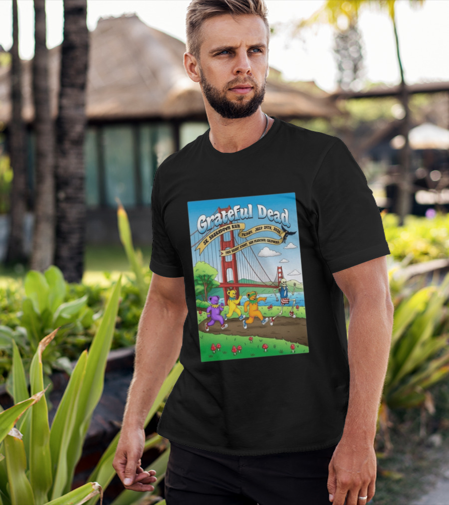 Grateful Dead 5K Shakedown Run July 24 2026 San Francisco California T-Shirt