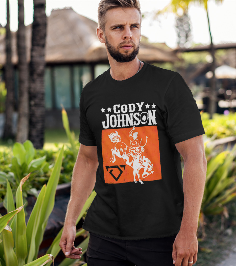 Cody Johnson Cowboy Rodeo Bucking Horse Vintage Western T-Shirt