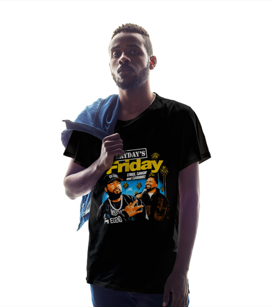 Everyday's Friday Ice Cube Laugh Now Cry Later Palms T-Shirt