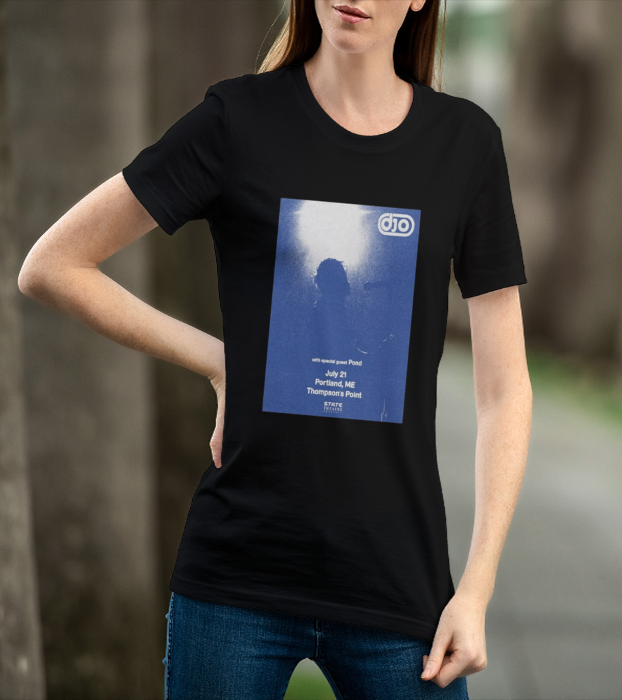 Djo July 21 Portland ME Thompson's Point State Theatre With Special Guest Pond T-Shirt
