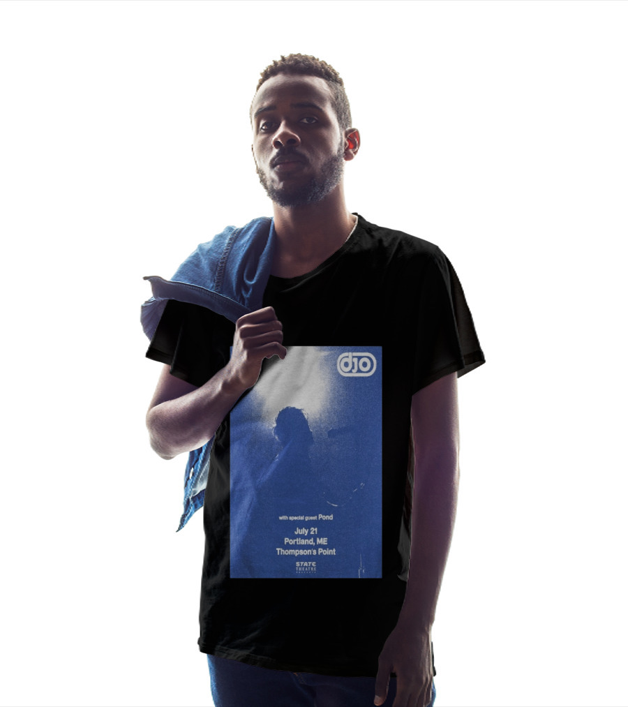 Djo July 21 Portland ME Thompson's Point State Theatre With Special Guest Pond T-Shirt