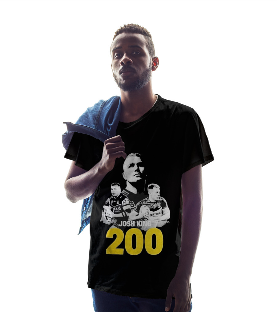 Josh King 200 Rugby Milestone T-Shirt
