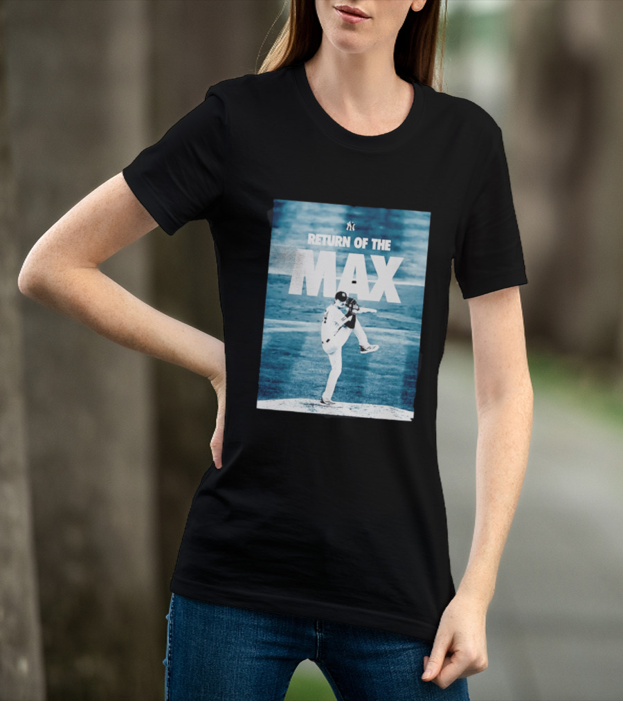 Return Of The Max Fried New York Yankees 54 MLB Pitching Action T-Shirt