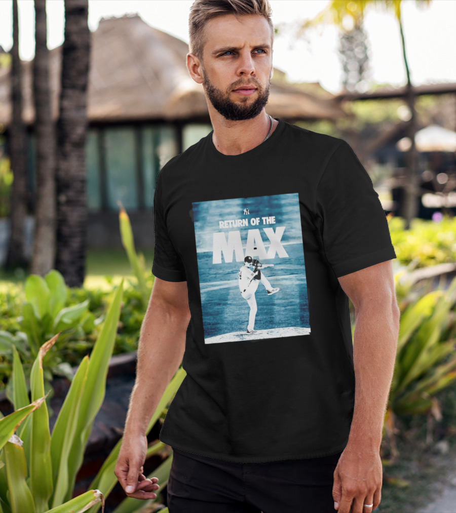 Return Of The Max Fried New York Yankees 54 MLB Pitching Action T-Shirt