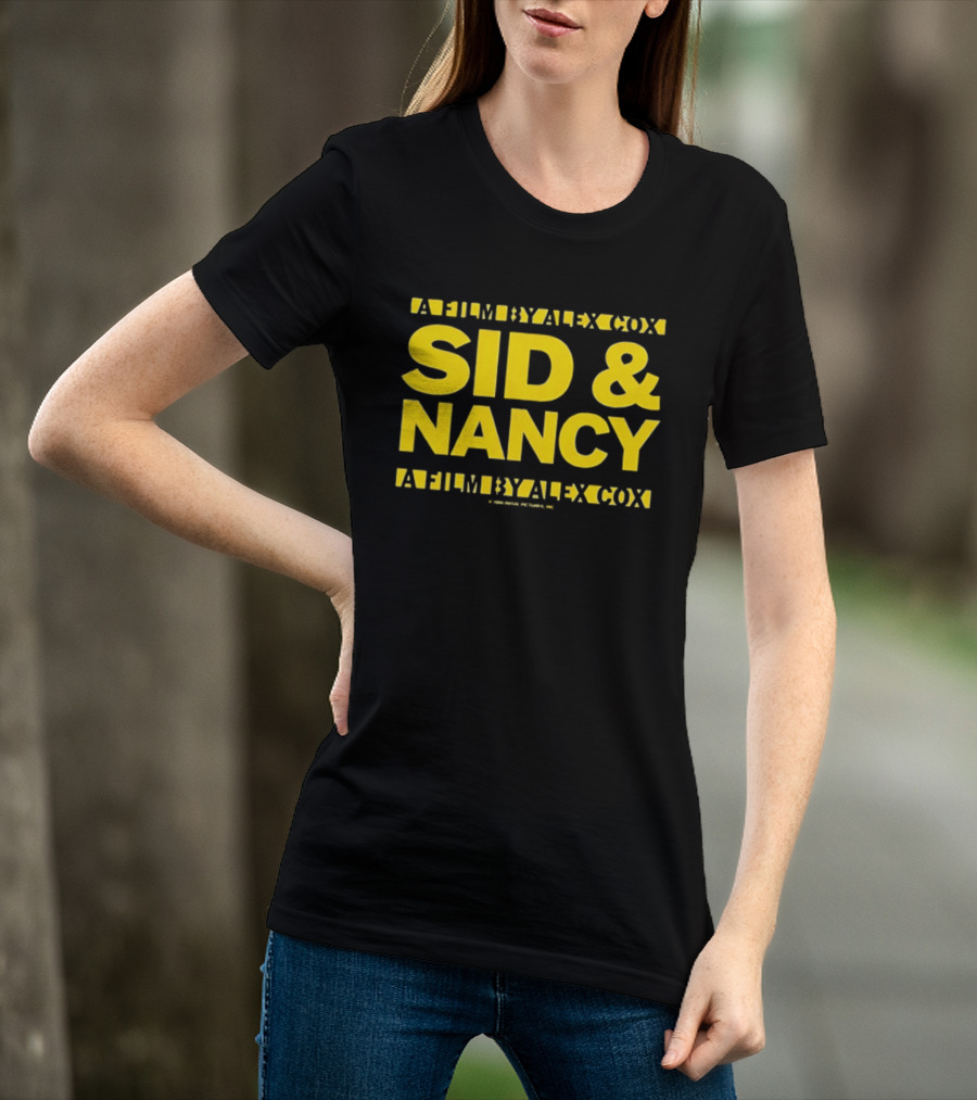 Sid & Nancy Movie Promo Yellow T-Shirt