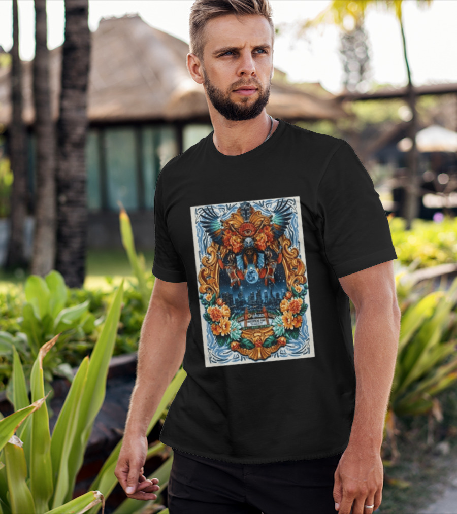 Widespread Panic Orpheum Theatre Los Angeles July 23 25 2026 Tour Vibrant Ornate T-Shirt