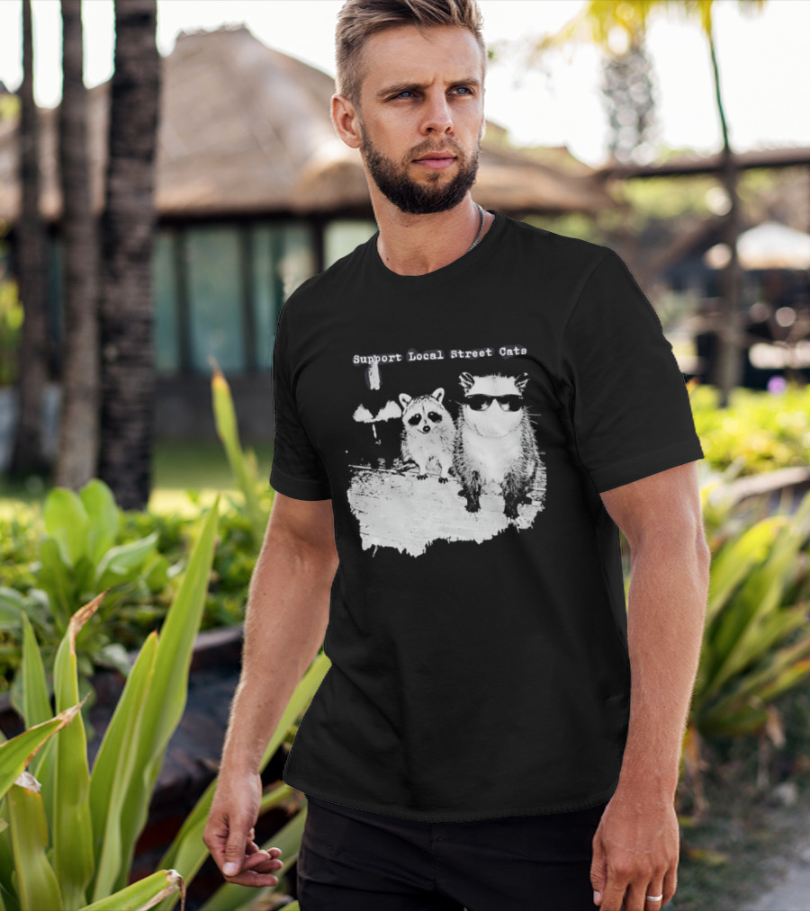 Support Local Street Cats Feline Advocacy T-Shirt