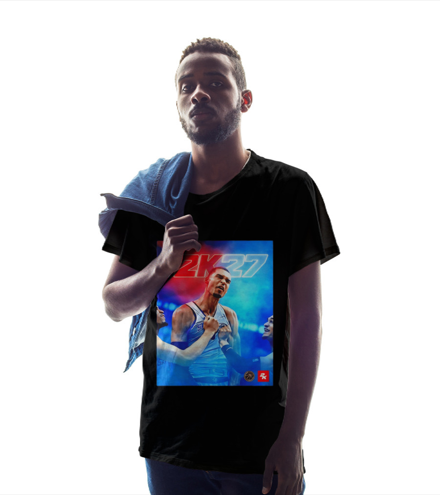 NBA 2K27 Victor Wembanyama San Antonio Spurs T-Shirt