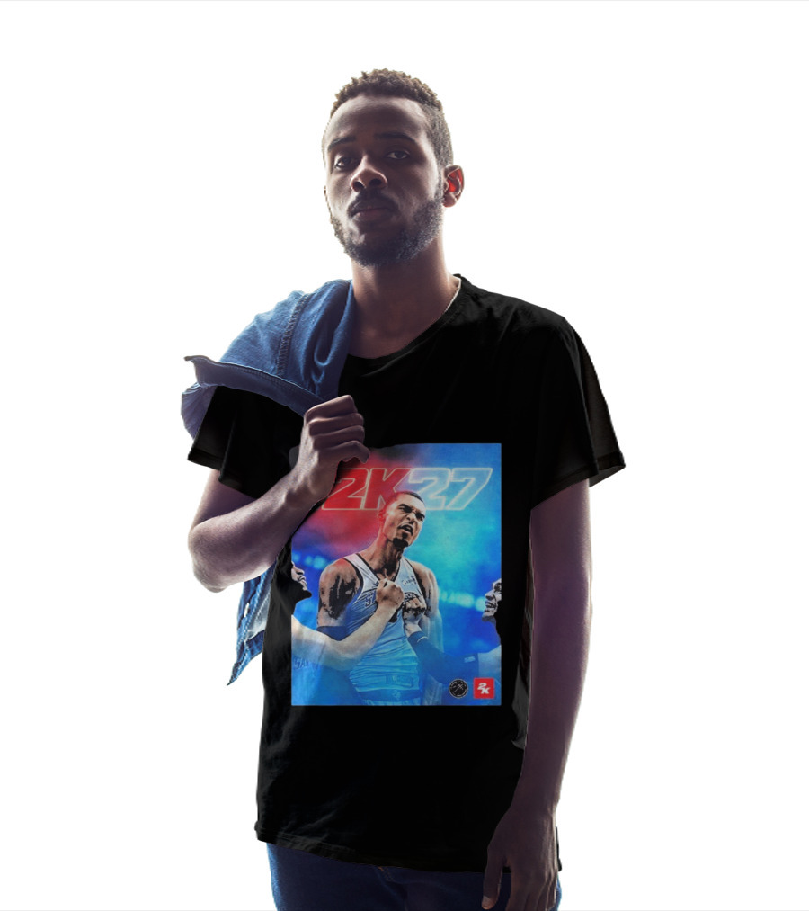 Victor Wembanyama NBA 2K27 Cover Athlete Basketball Gaming 2K Sports T-Shirt