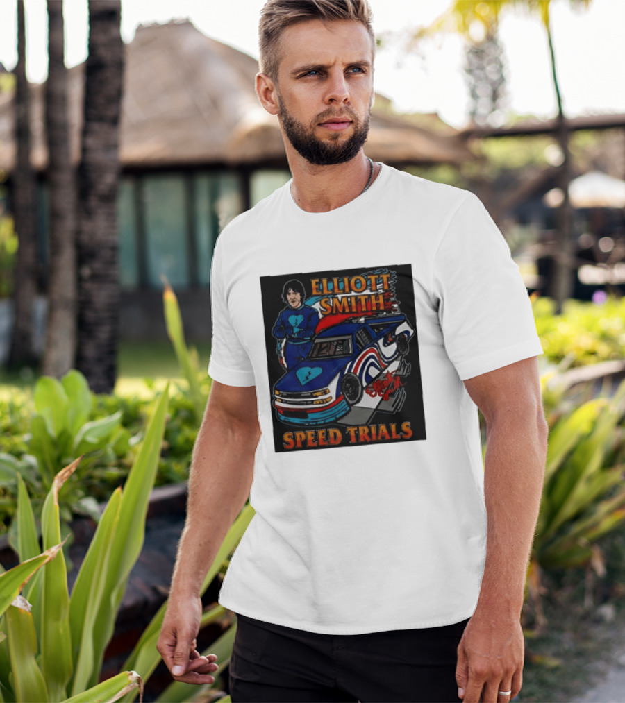 Elliott Smith Speed Trials Racing Car T-Shirt