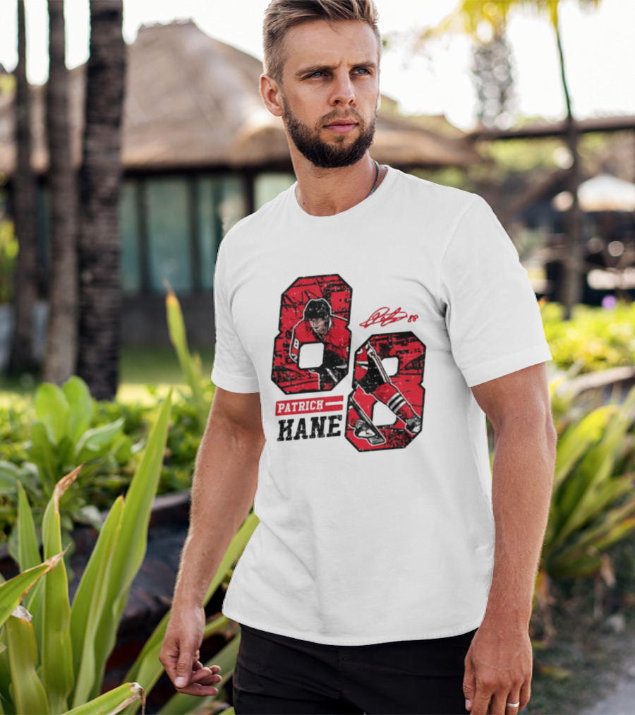 Patrick Kane Chicago Blackhawks 88 Comic Style Collaboration T-Shirt