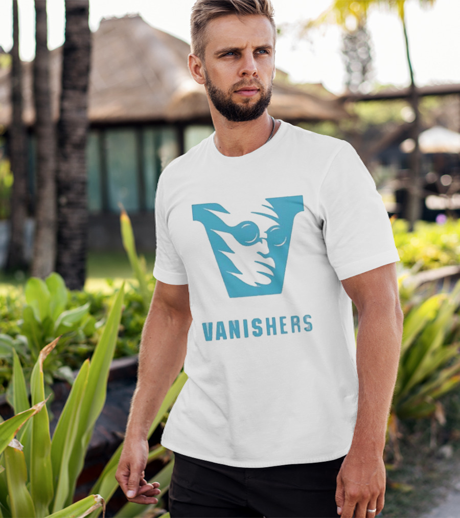 Sussex Vanishers Ghostly Specter Team Vanishers Blue T-Shirt