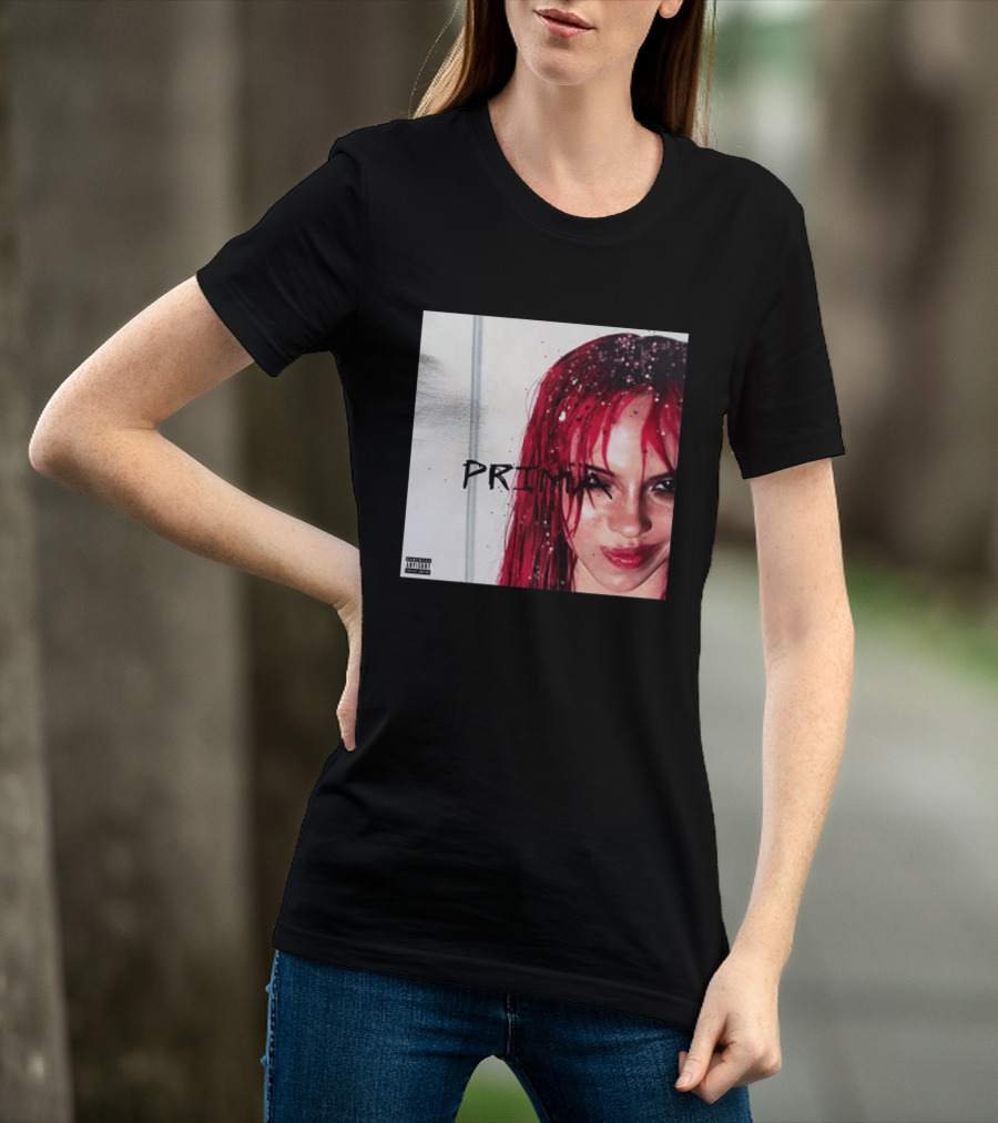 Adela Jergova Prima New Album Cover 2026 Pink Hair T-Shirt
