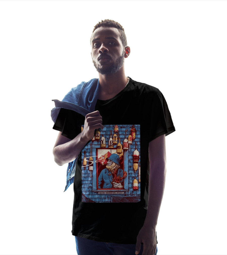 Billy Strings Portland ME 2026 Night 2 Event Cross Insurance Arena July 25 Dan Dippel Coastal Fisherman T-Shirt