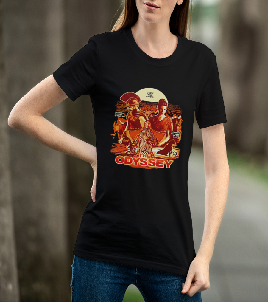 The Odyssey Defy The Gods Offering Of Peace Into Act Of War T-Shirt