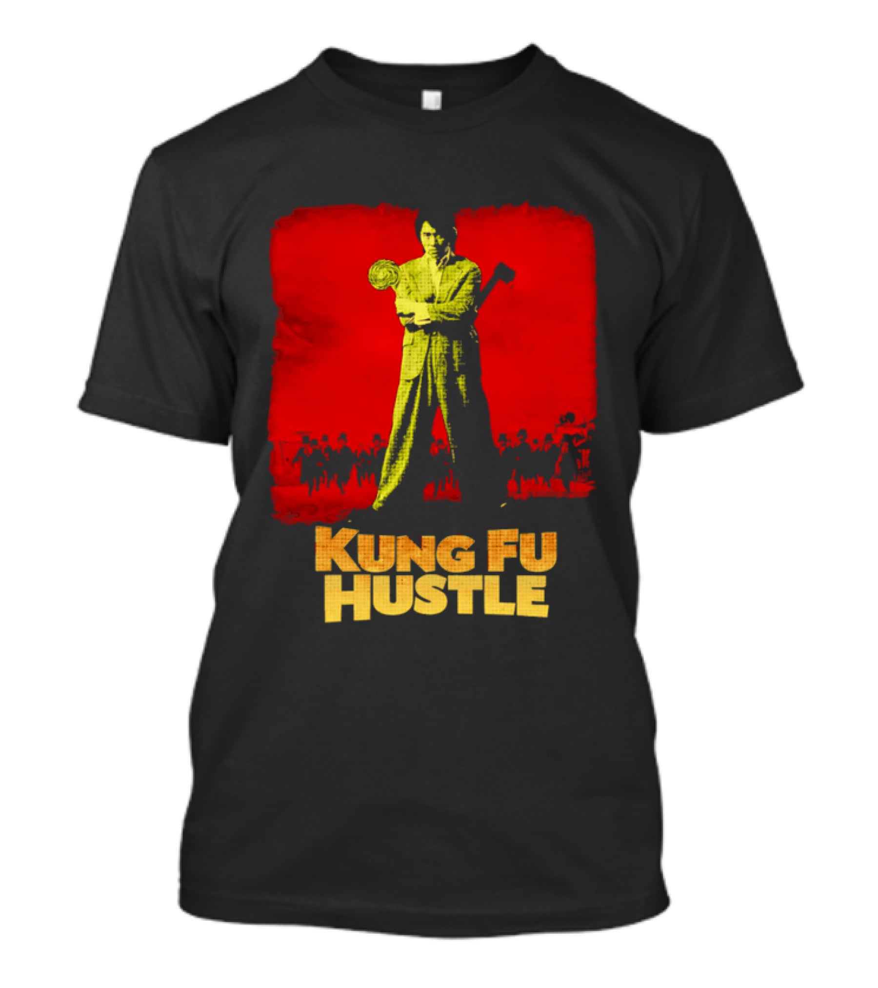 Kung Fu Hustle Axe Lollipop Scene Red T-Shirt