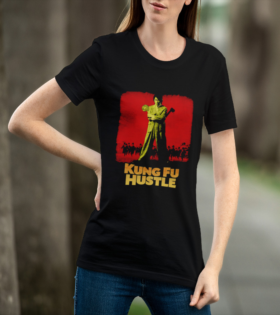 Kung Fu Hustle Axe Lollipop Scene Red T-Shirt