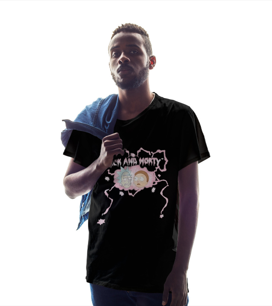 Secret Lives Of Gypsy Wives S01 Rick And Morty Pink Portal T-Shirt