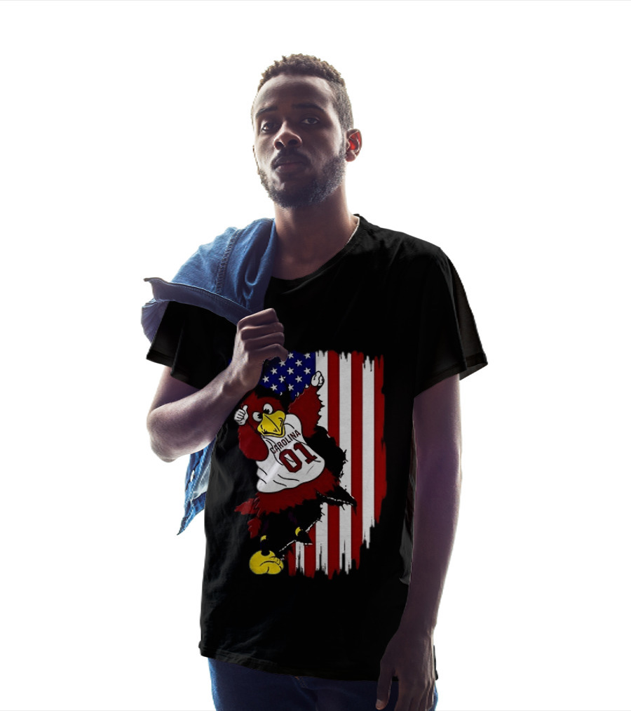 South Carolina Gamecocks Carolina 01 USA Flag We The People T-Shirt
