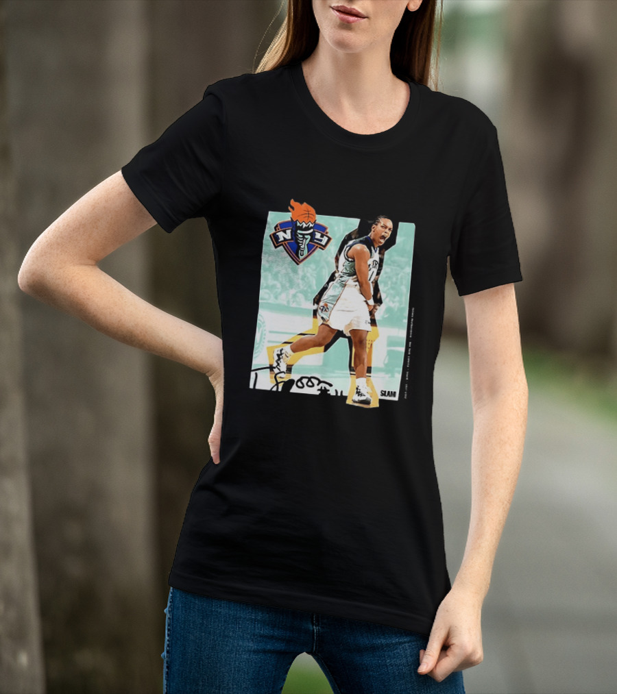 WNBA Legends Teresa Weatherspoon New York Liberty SLAM T-Shirt