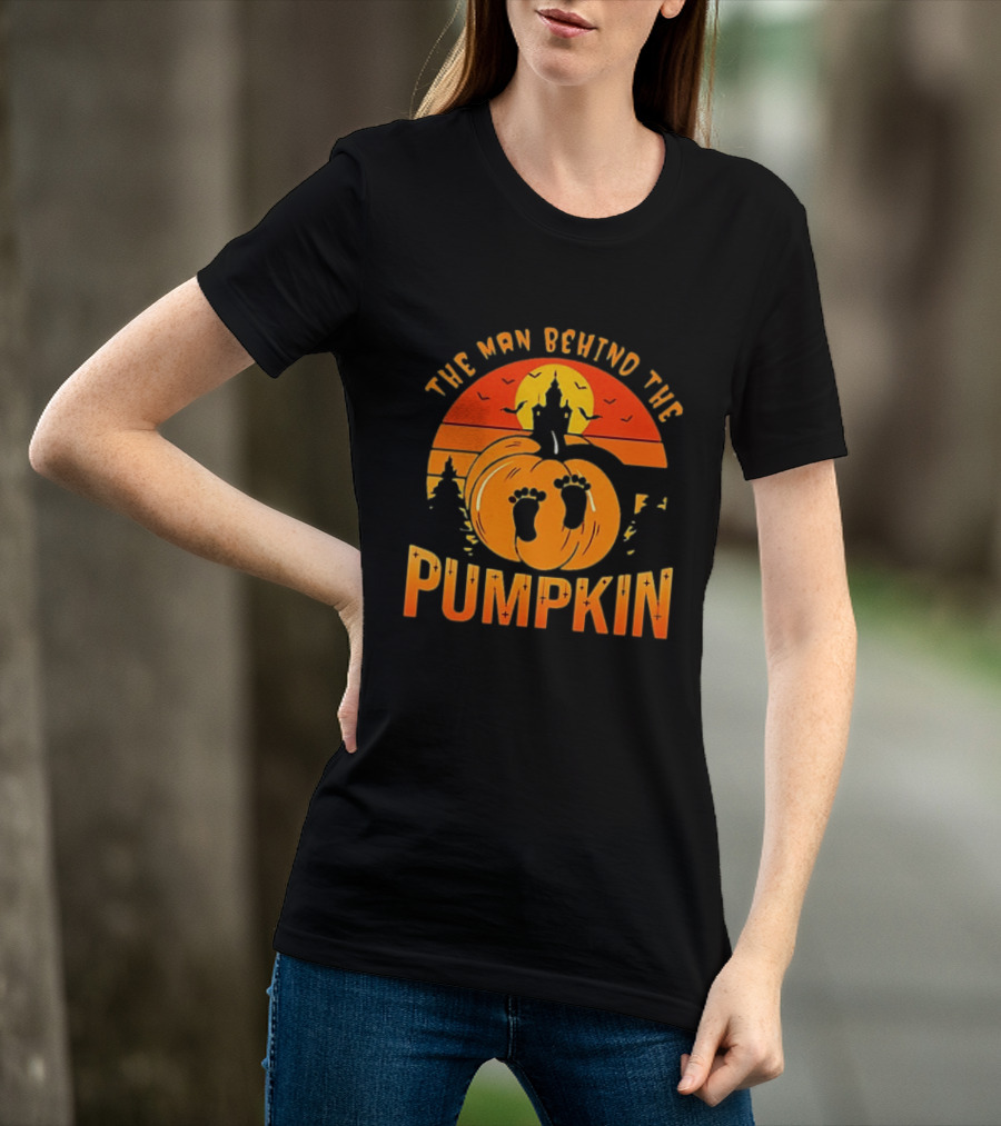 The Man Behind The Pumpkin Halloween 2026 T-Shirt