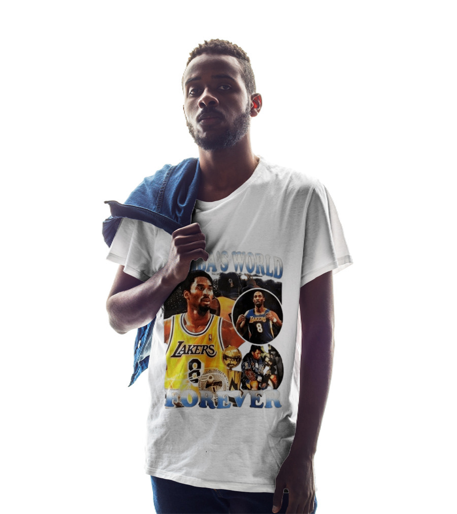 Mamba's World Forever Lakers Kobe Bryant 8 T-Shirt
