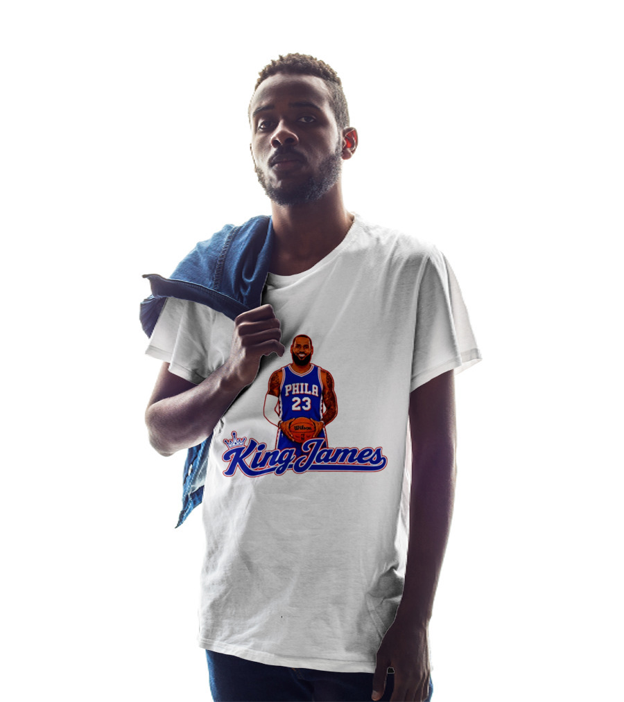 King James Philly 23 Basketball Legend T-Shirt
