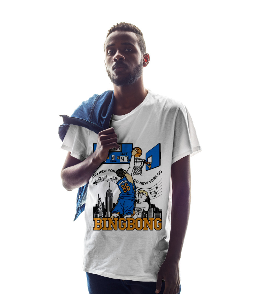 Mamdani 86 NYC DJT Go New York Basketball Bing Bong Epstein Files T-Shirt