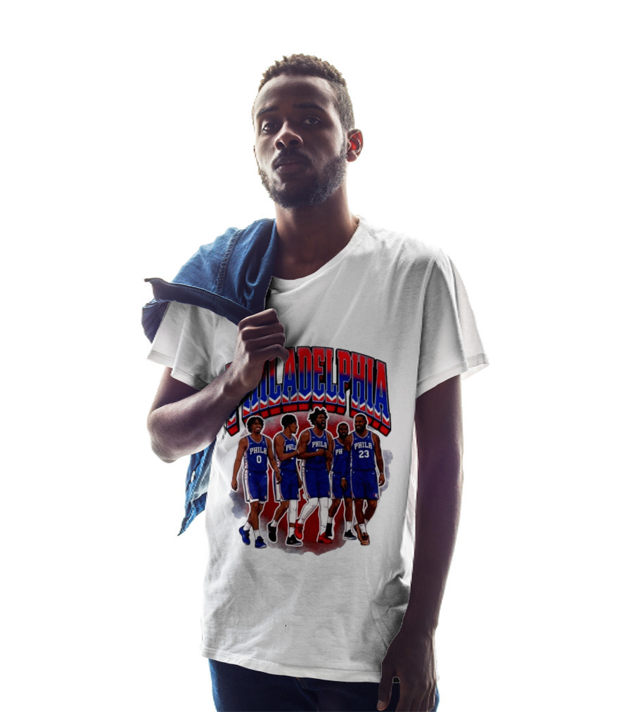 Philadelphia Basketball Starting 5 PHILA 23 0 T-Shirt