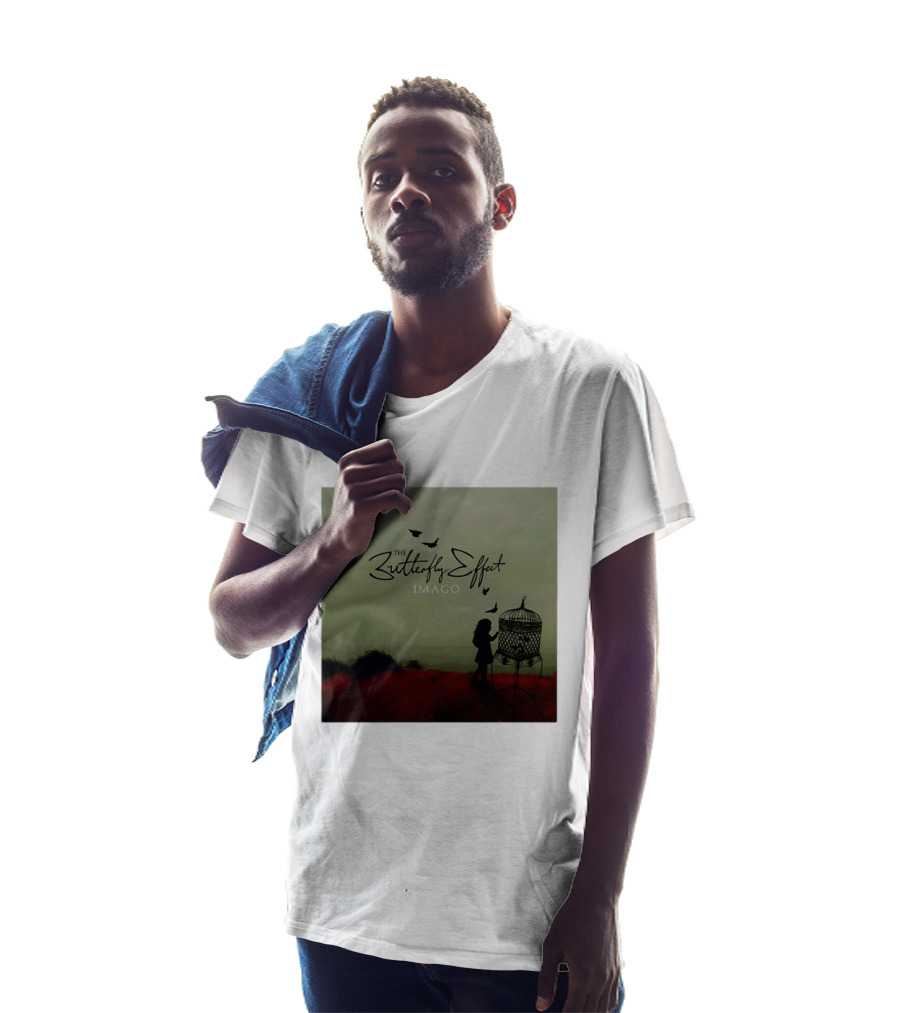 The Butterfly Effect IMAGO Silhouette With Birdcage And Butterflies T-Shirt