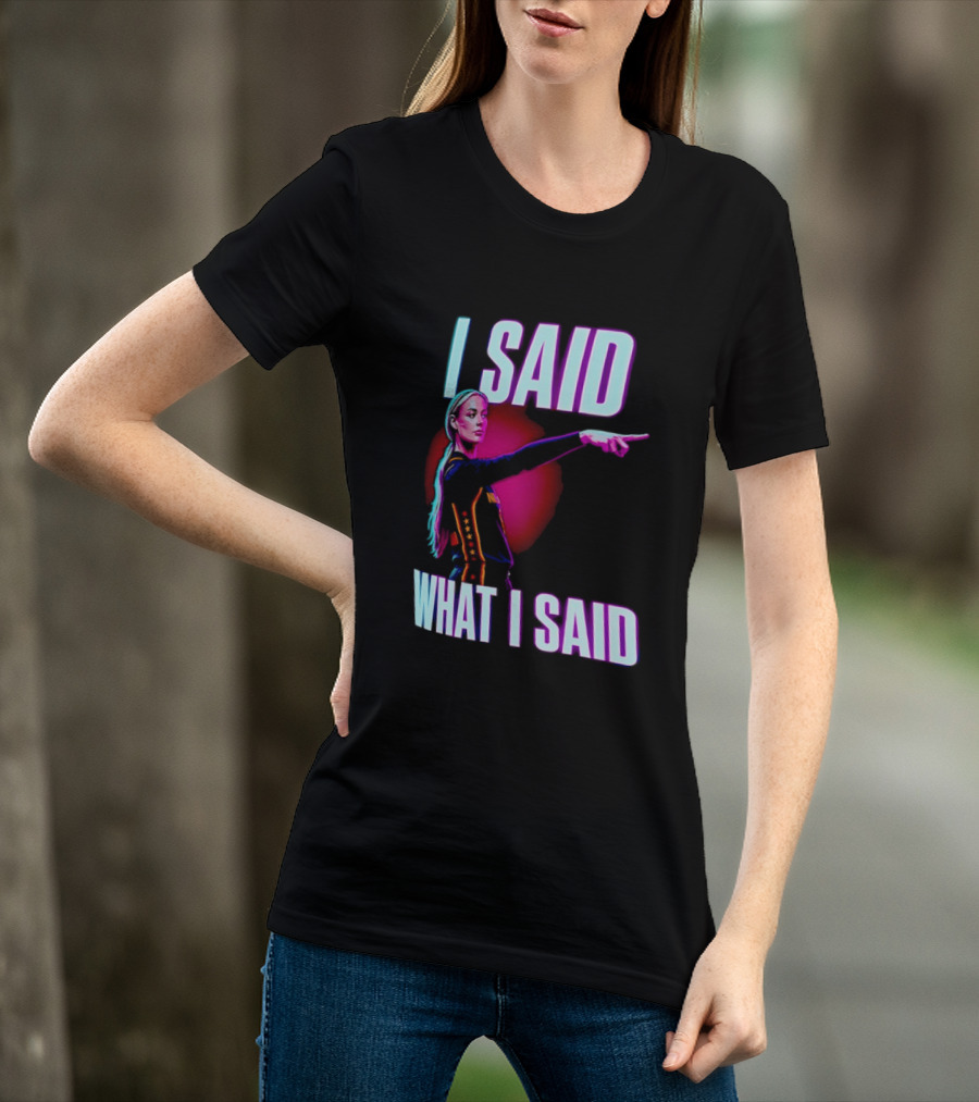 Sophie Cunningham I Said What I Said Pointing Indiana Fever WNBA Basketball T-Shirt