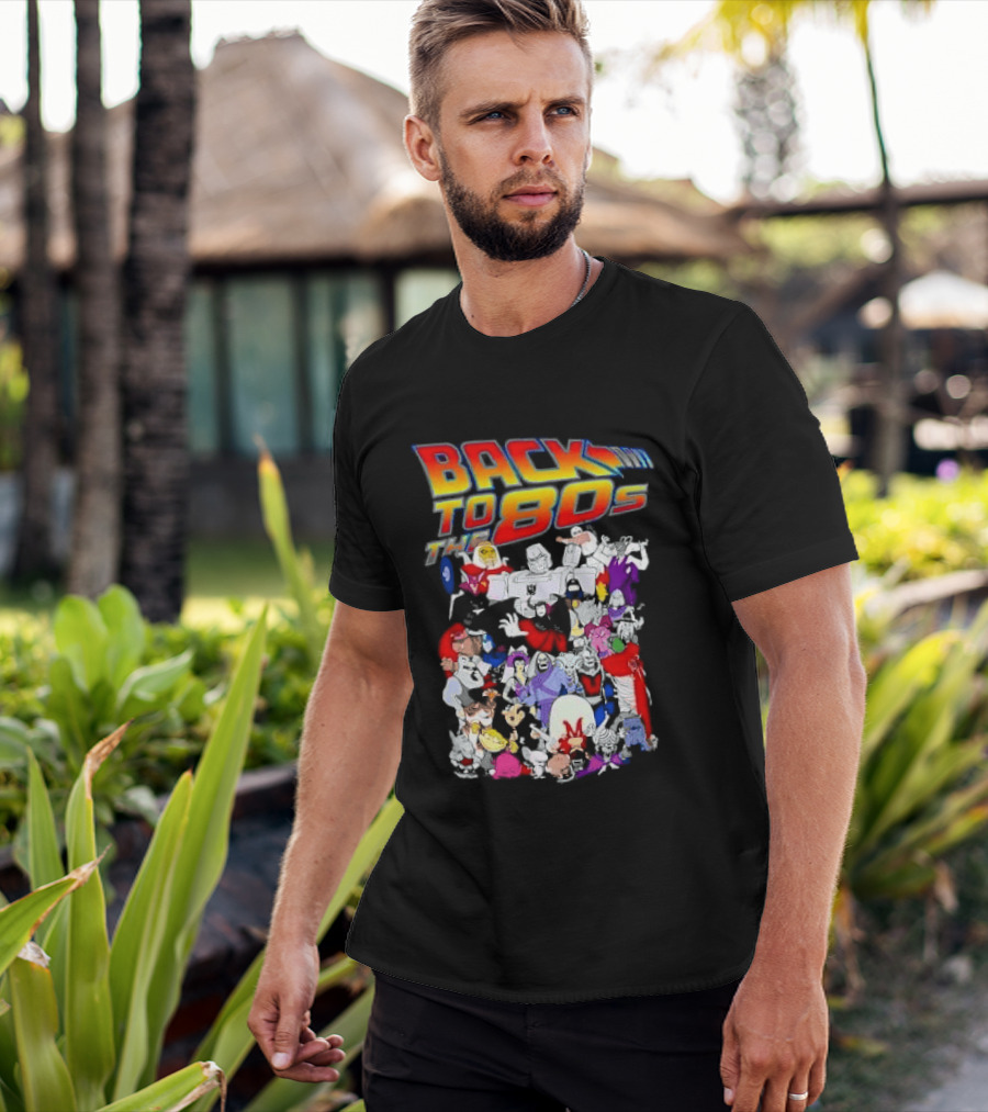 Back To The 80s Various Cartoon Villains Retro Nostalgia T-Shirt