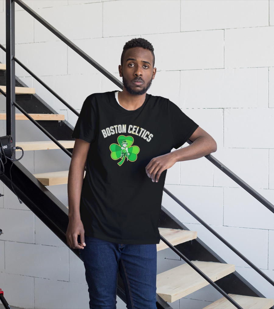Boston Celtics Shamrock St Patrick's Day 2026 T-Shirt