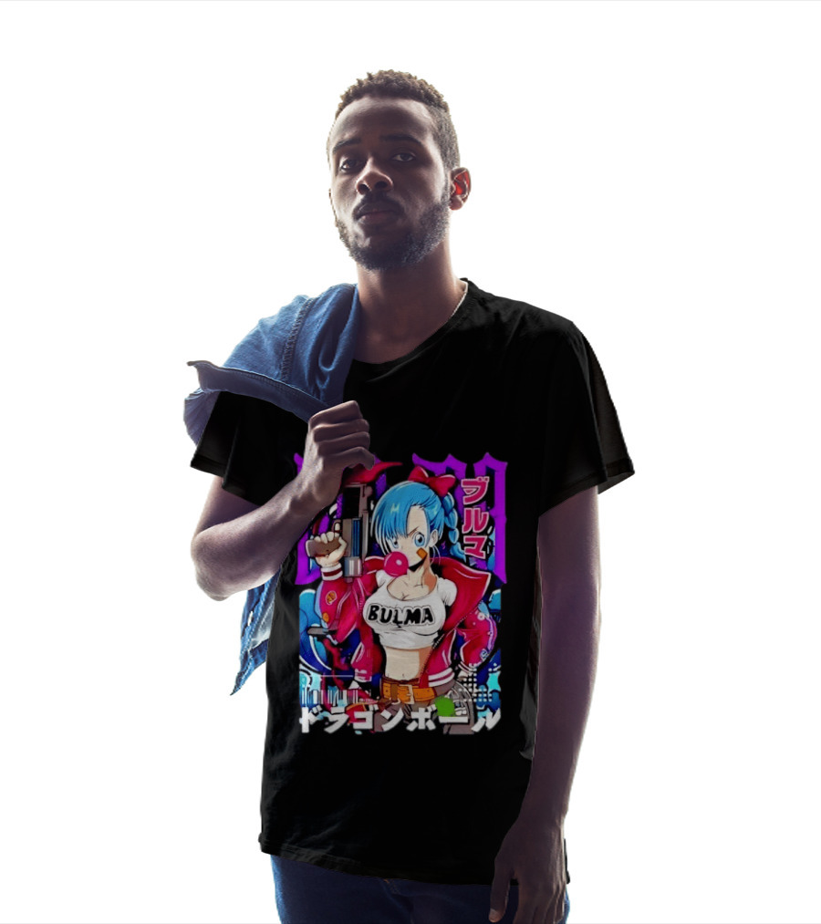 Bulma Dragon Ball Bulma Anime Manga Character Japan Kanji Street T-Shirt