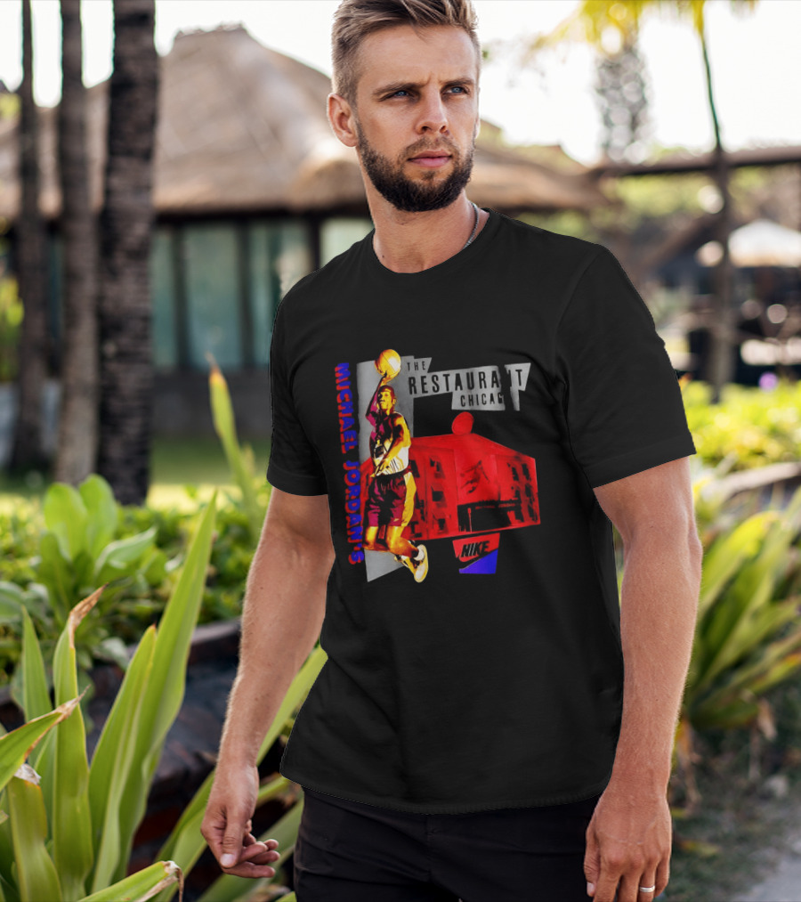 Michael Jordan's Restaurant Chicago Nike Basketball T-Shirt