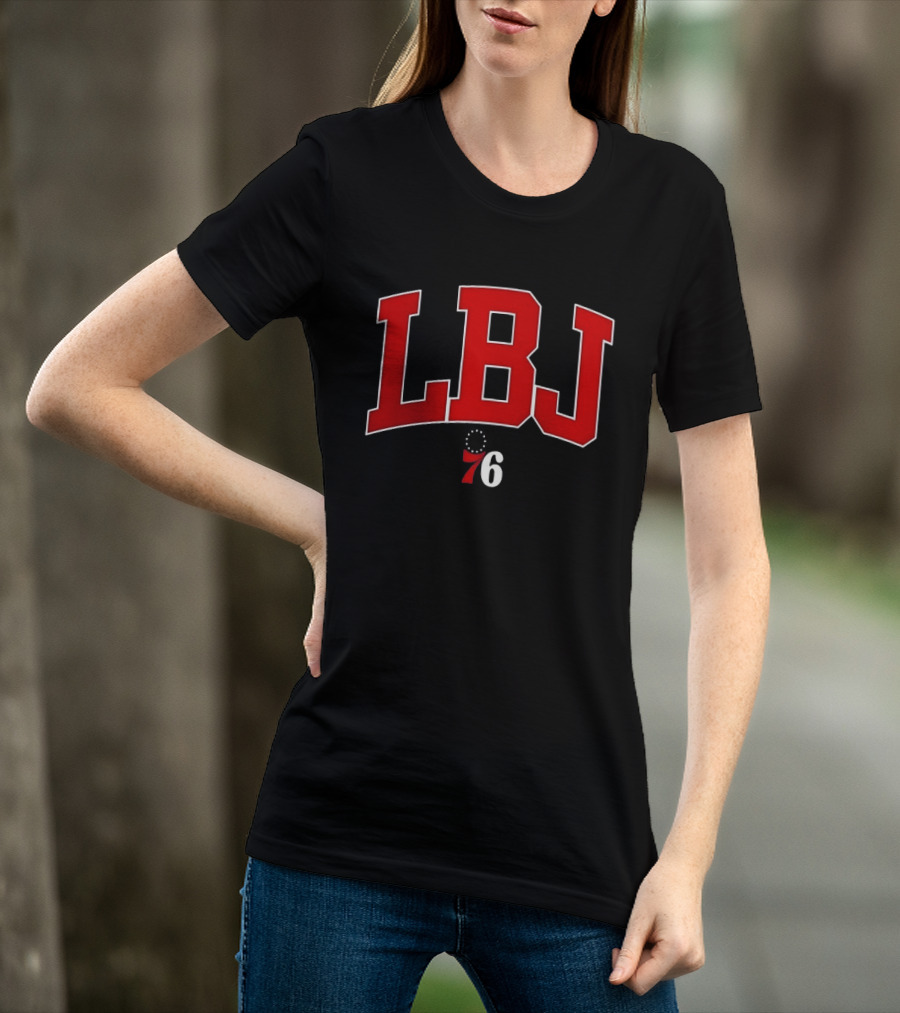 LBJ Philadelphia 76ers 76 Basketball T-Shirt