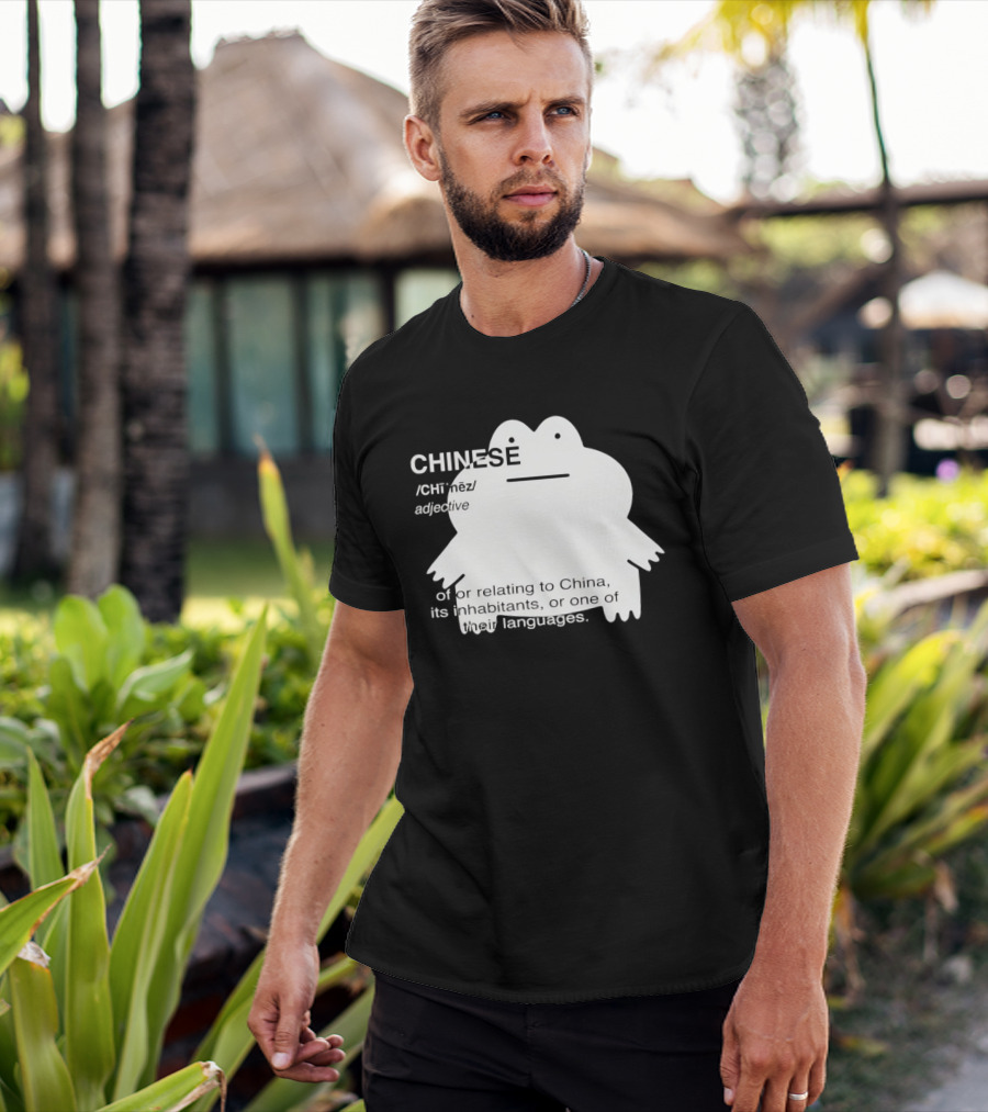 CHINESE Definition Frog Relating To China Its Inhabitants Or Their Language T-Shirt