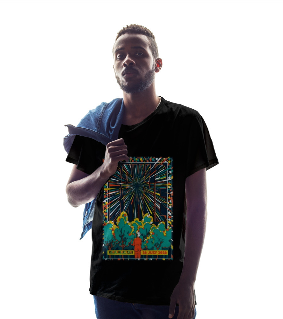 David Byrne Who Is This Sky Tour Cardiff Castle UK 26 July 2026 T-Shirt