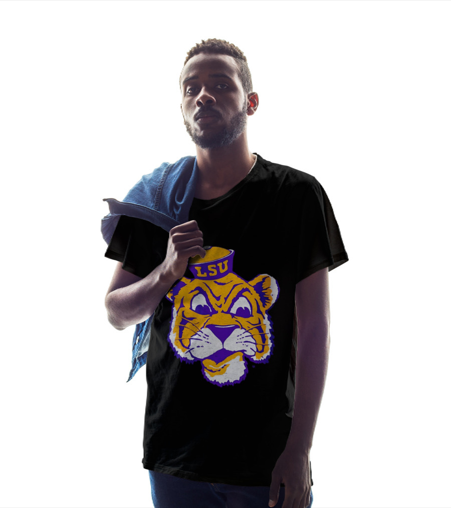 LSU Tigers Big Face 2026 Tiger Head LSU T-Shirt