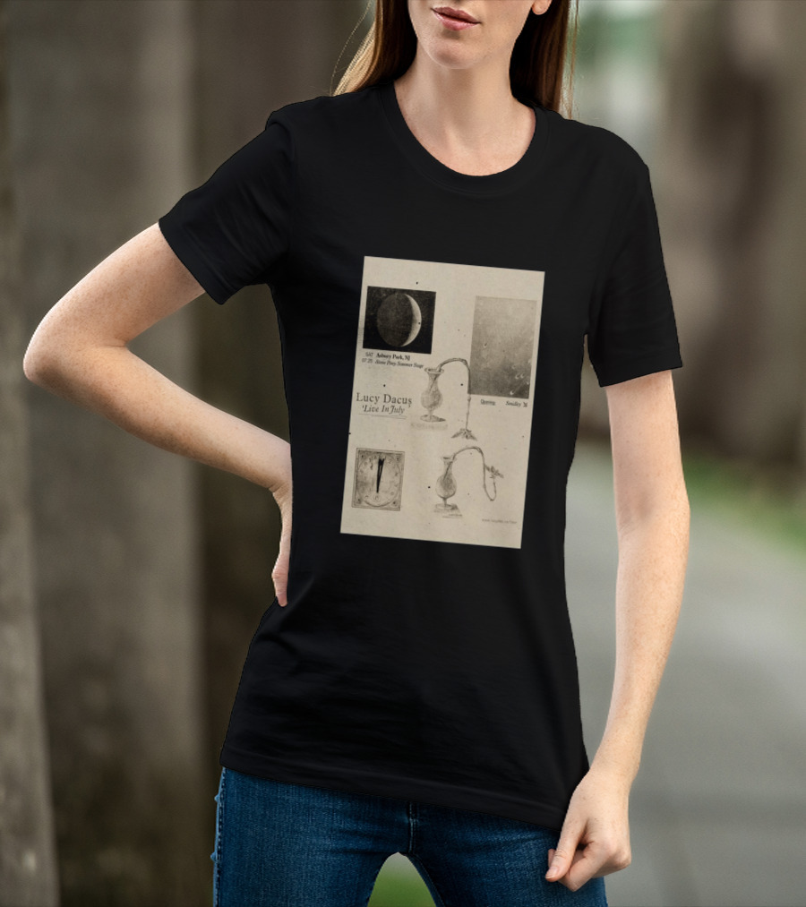 Lucy Dacus Live In July Asbury Park NJ Stone Pony Summer Stage 07 25 Opening Smidley Moon Stage T-Shirt