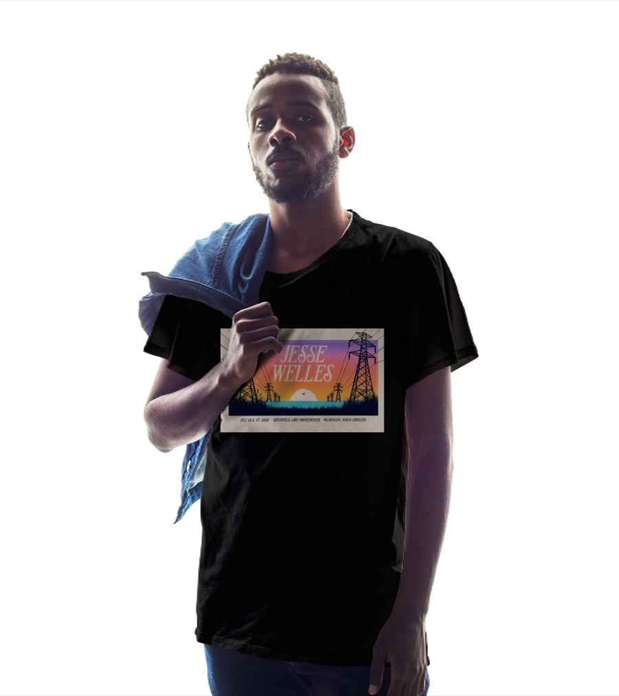 Jesse Welles July 26 27 2026 Greenfield Lake Amphitheater Wilmington North Carolina T-Shirt