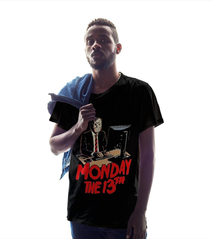 Monday The 13th Jason Voorhees Office Humor Halloween T-Shirt