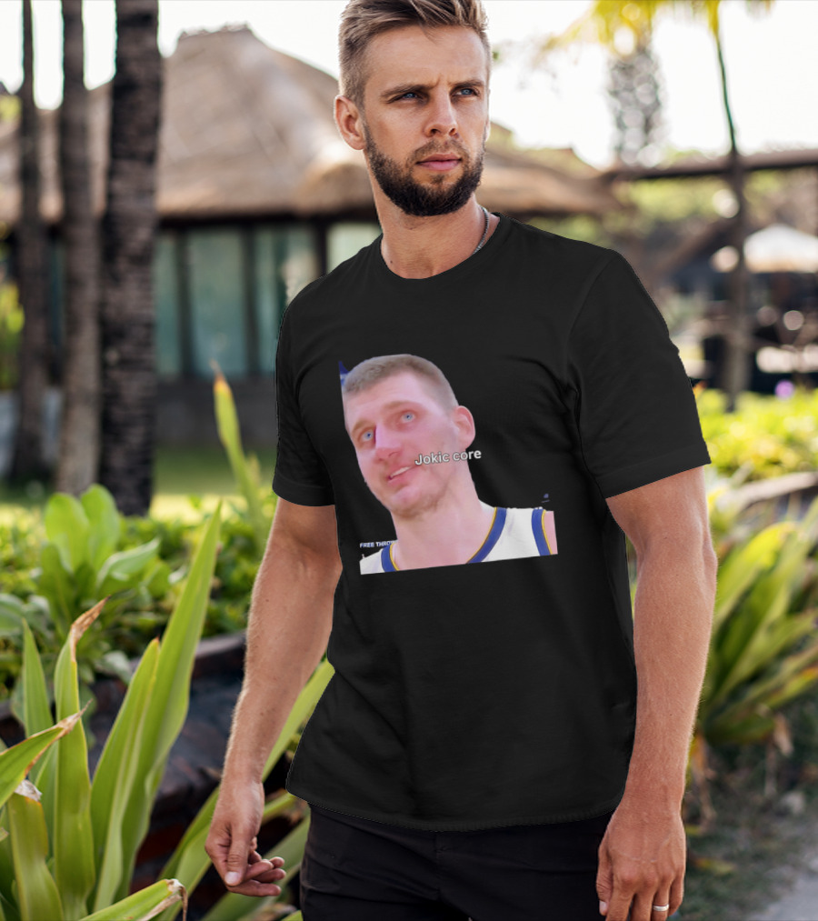 Jokic Core Nikola Jokic Free Throw Basketball T-Shirt