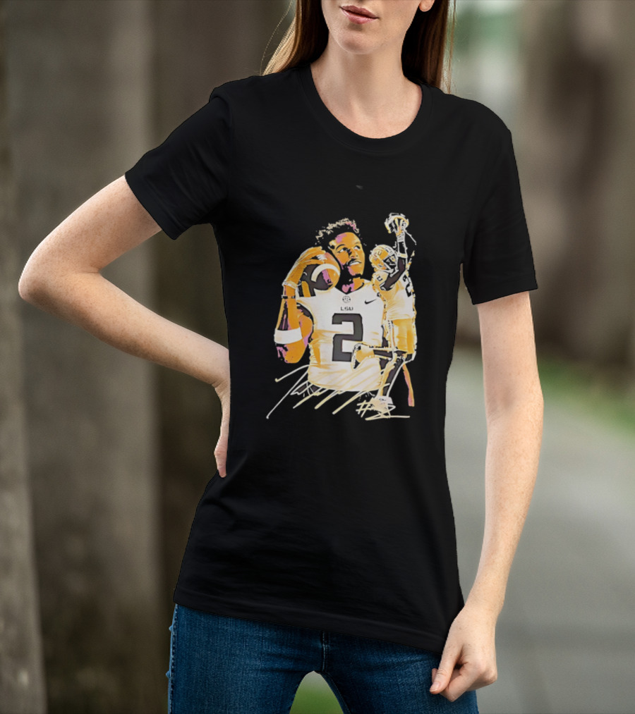 Odell Beckham Jr. LSU Tigers Football Number 2 NCAA T-Shirt