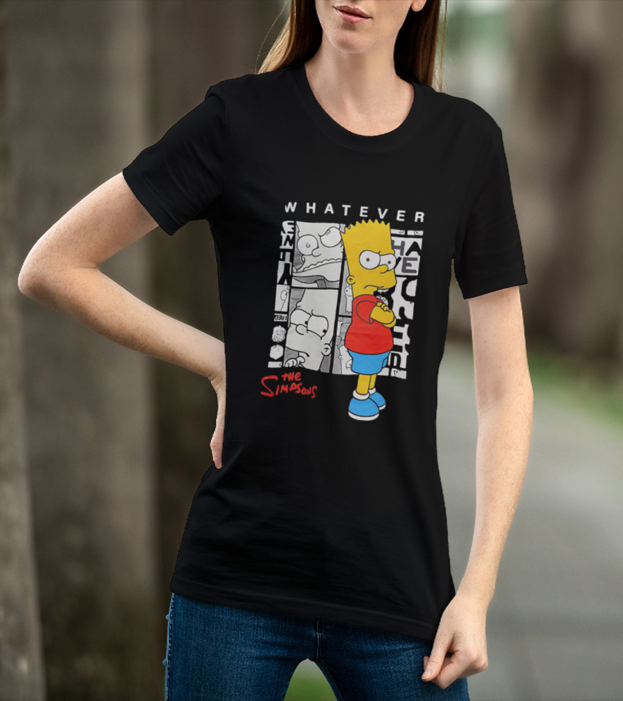 Whatever The Simpsons Bart Simpson Attitude T-Shirt