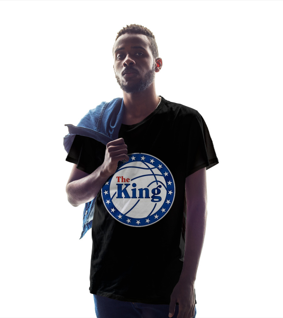 The King Lebron James Philadelphia 76ers 2026 Basketball Stars T-Shirt